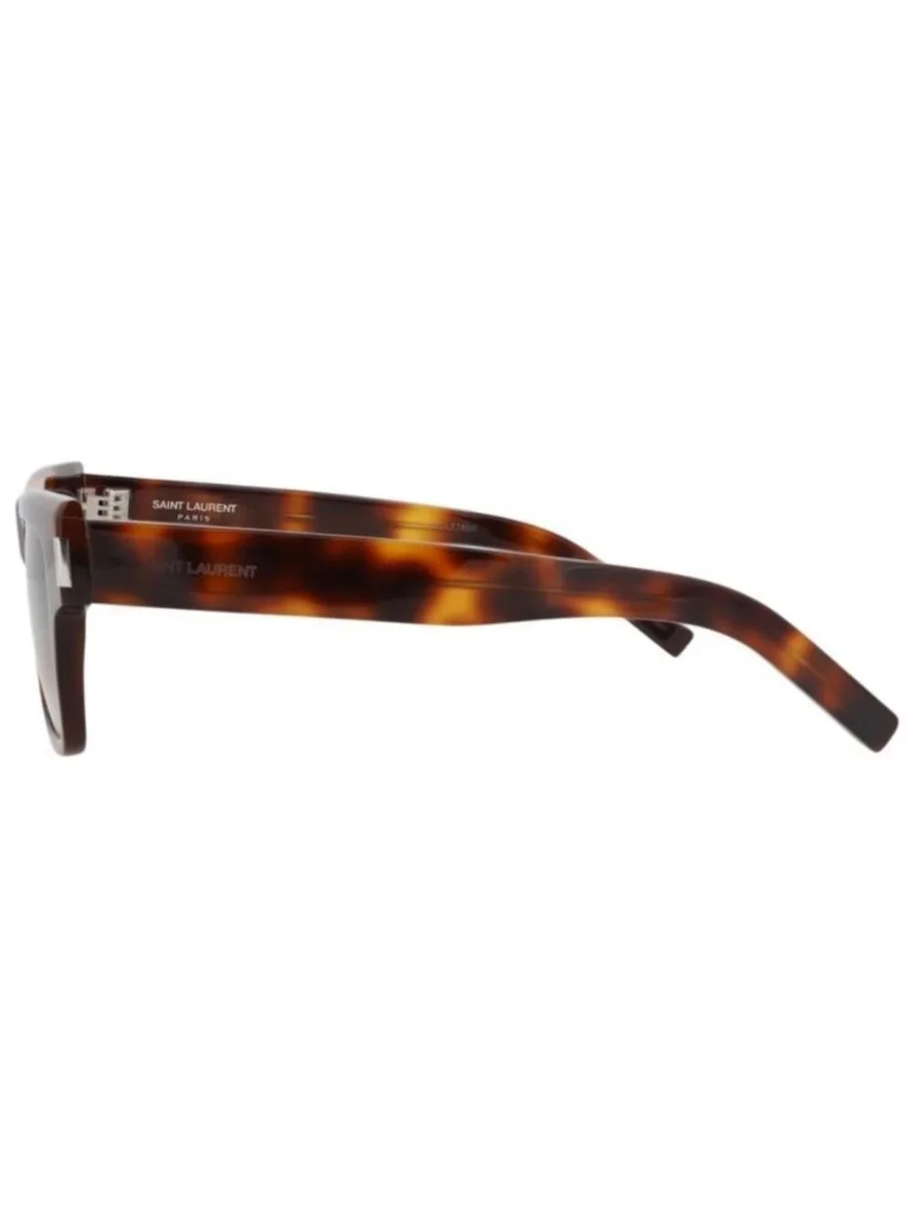 New Saint Laurent Mens Square/Rectangle Havana Havana Brown Fashion Designer Sun